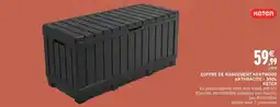 Intermarché Hyper KETER Coffre de rangement kentwood anthracite offre