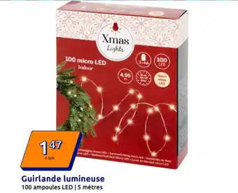 Action Guirlande lumineuse offre