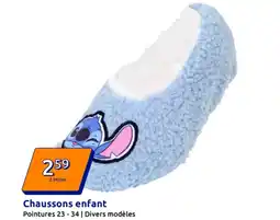 Action Chaussons enfant offre