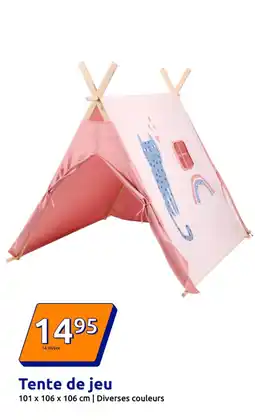 Action Tente de jeu offre