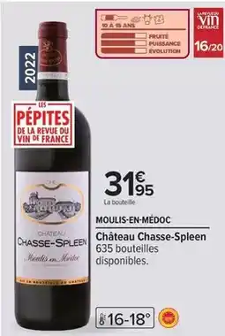 Carrefour Château - chateau chasse-pleen offre