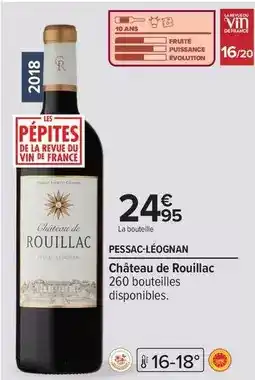 Carrefour Château de rouillac - château de rouillac offre