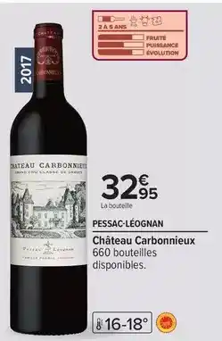 Carrefour Château - carbonnieux offre