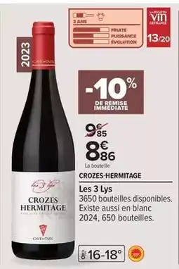 Carrefour Les 3 lys offre