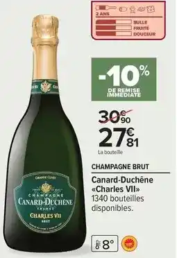 Carrefour Canard-duchene - champagne brut offre