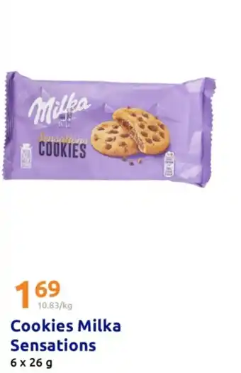 Action MILKA Cookies Sensations offre