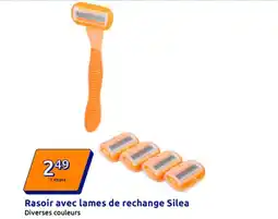 Action Rasoir avec lames de rechange Silea offre