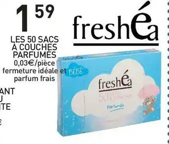 Stokomani Freshéa les 50 sacs à couches parfumés offre