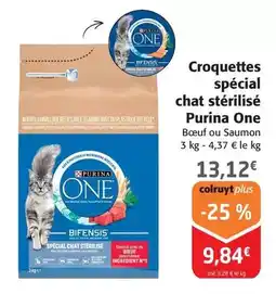 Colruyt Purina - croquettes spécial chat stérilisé one offre
