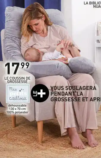 Mes petits cailloux le coussin de grossesse