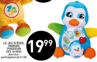 Le jeu d'éveil maman pingouin