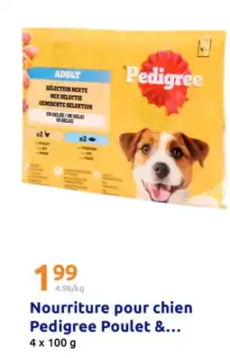 Action PEDIGREE Nourriture pour chien Poulet offre