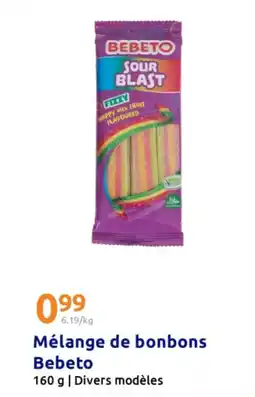 Action BEBETO Mélange de bonbons offre