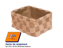 Action Panier de rangement offre