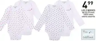 Stokomani Mes petits cailloux les 2 bodies offre