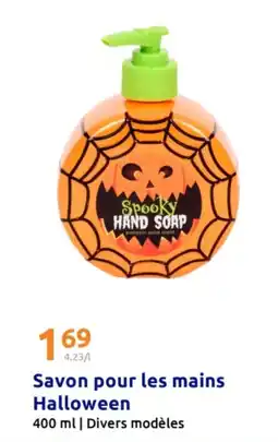 Action Savon pour les mains Halloween offre