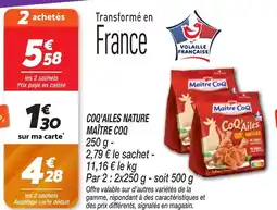 Netto MAÎTRE COQ Coq'ailes nature offre