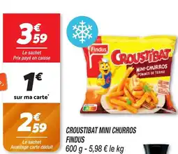 Netto FINDUS Croustibat mini churros offre