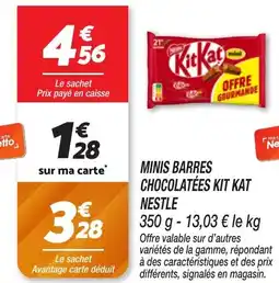 Netto NESTLE Minis barres chocolatées kit kat offre