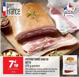 Netto NETTO Poitrine fumée sans os offre