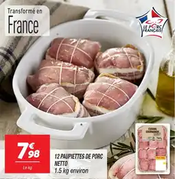 Netto NETTO 12 paupiettes de porc offre