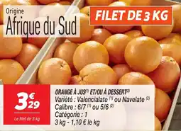 Netto Orange à jus offre