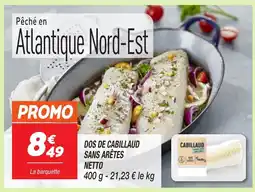 Netto NETTO Dos de cabillaud sans arêtes offre