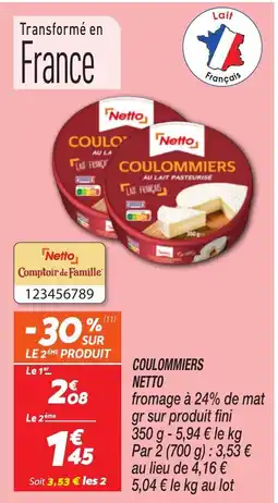 Netto NETTO Coulommiers offre