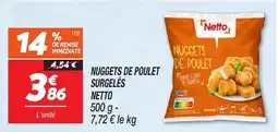 Netto NETTO Nuggets de poulet surgelés offre