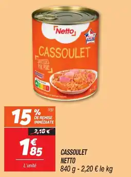 Netto NETTO Cassoulet offre