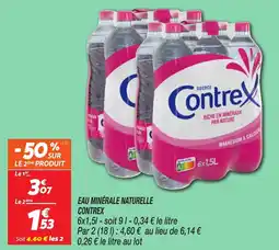 Netto CONTREX Eau minérale naturelle offre