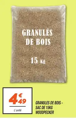 Netto Granules de bois - sac de woodpecker offre