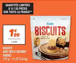 Netto FUNDIEZ Biscuits avec pâte a tartiner offre
