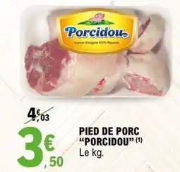 E.Leclerc Pied de porc porcidou offre