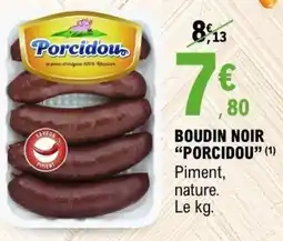 E.Leclerc Boudin noir porcidou offre