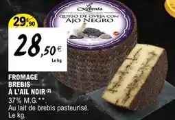 E.Leclerc Fromage brebis à l'ail noir offre