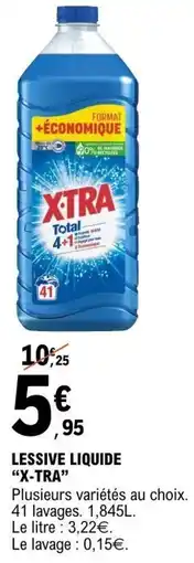 E.Leclerc Lessive liquide xtra offre