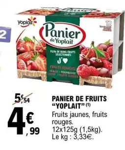 E.Leclerc Panier de fruits yoplait offre