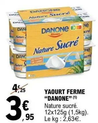 E.Leclerc Yaourt ferme danone offre