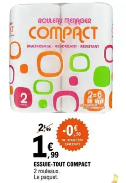 E.Leclerc Essuie-tout compact offre