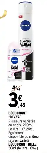 E.Leclerc Déodorant nivea offre