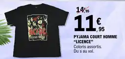 E.Leclerc Pyjama court homme licence offre