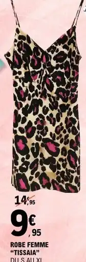 E.Leclerc Robe femme tissaia offre