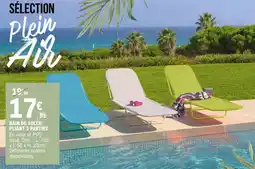 E.Leclerc Bain de soleil pliant 3 parties offre