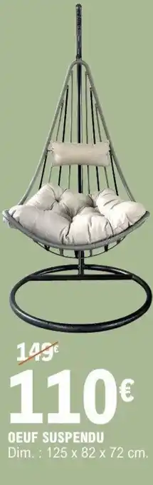 E.Leclerc Oeuf suspendu offre