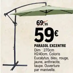 E.Leclerc Parasol excentre offre