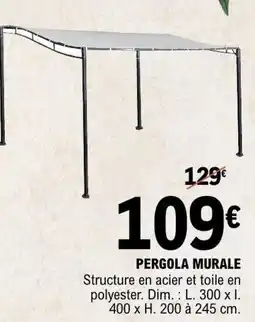 E.Leclerc Pergola murale offre