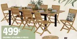 E.Leclerc Ensemble déjeuner 9 pièces offre