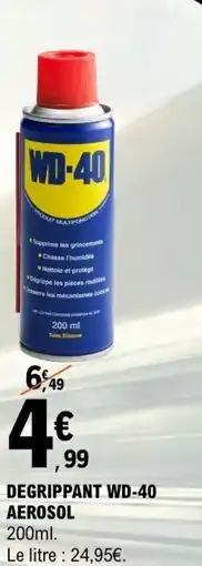 E.Leclerc Degrippant wd-40 aerosol offre