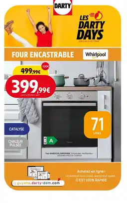 Darty WHIRLPOOL Four OMR35HR0X offre